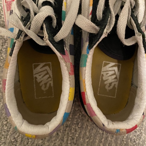 Kids Checkerboard Old Skool Vans 13 - Picture 3 of 10